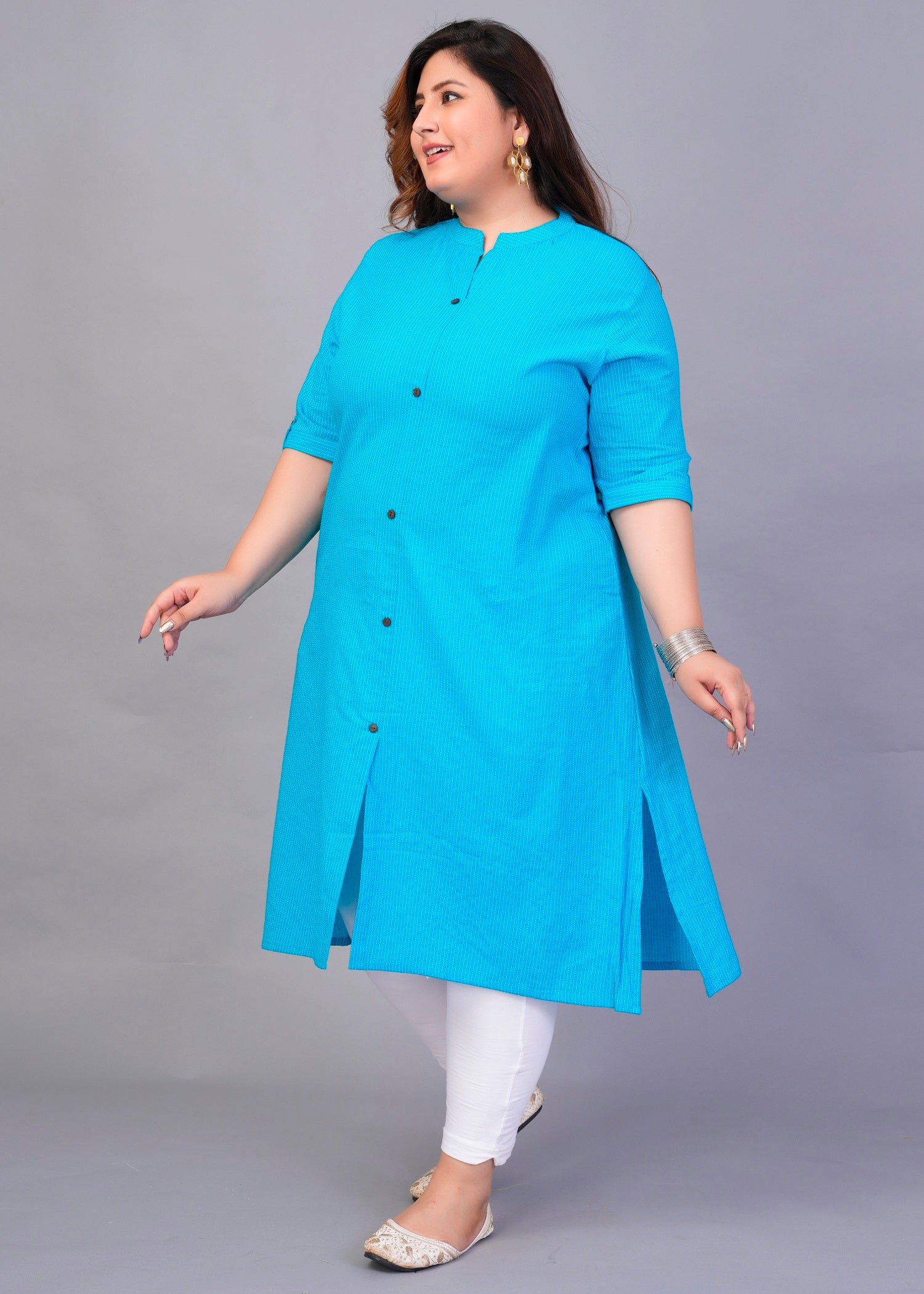 Aqua A-Line Kurti