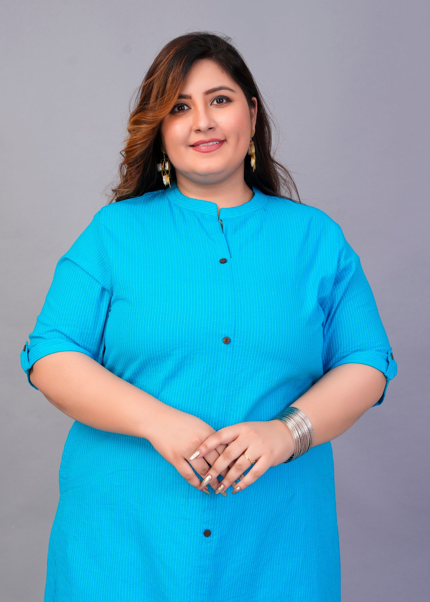 Aqua A-Line Kurti