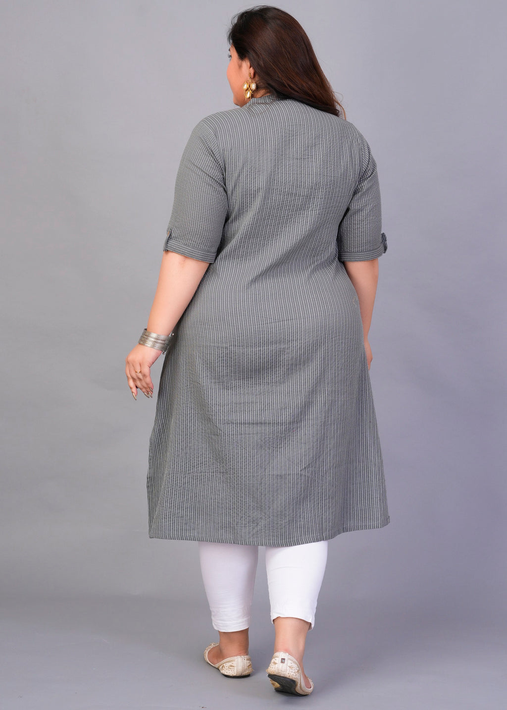 Silver Streak A-Line kurti