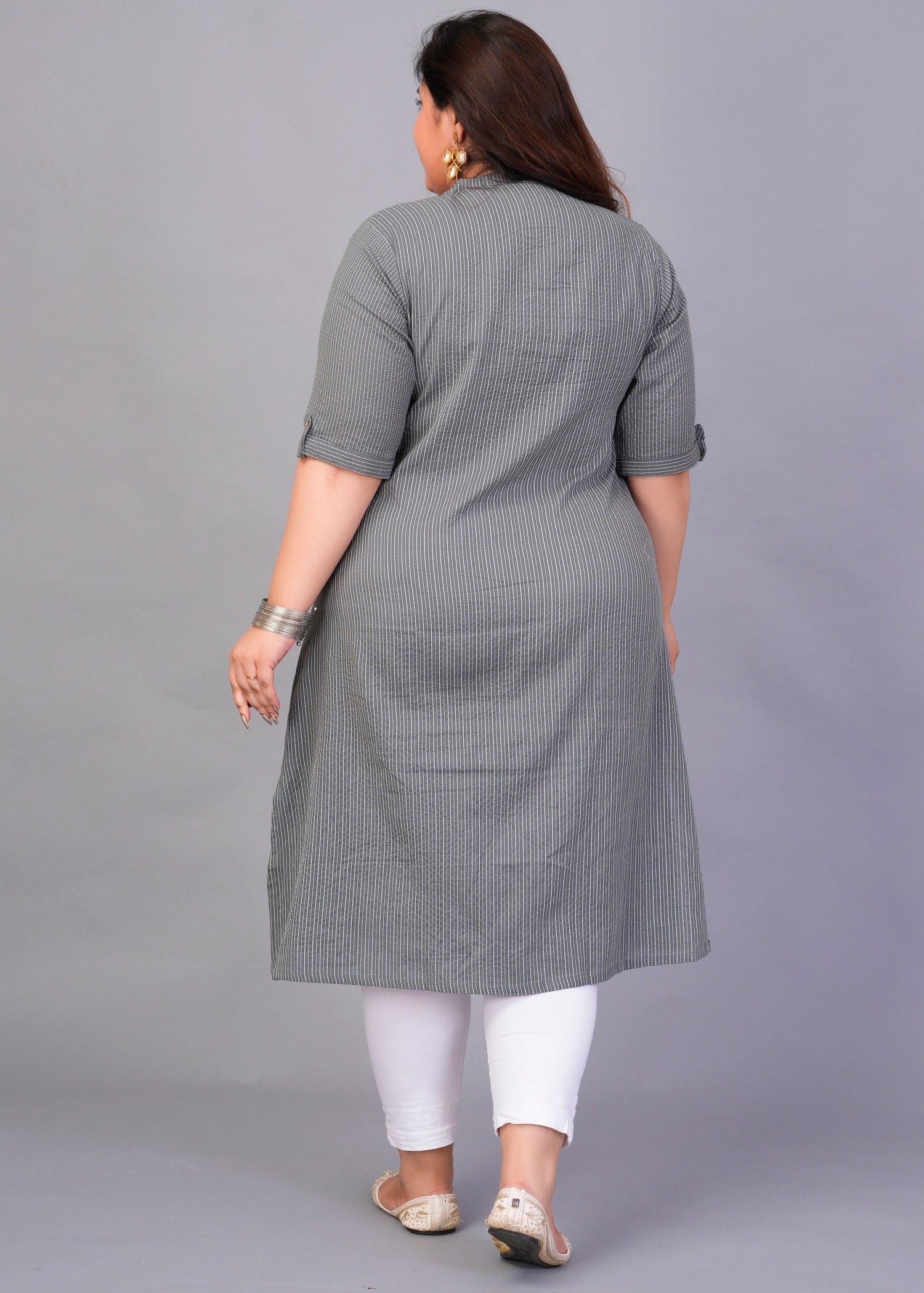 Silver Streak A-Line kurti