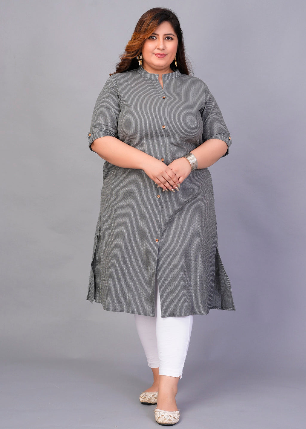 Silver Streak A-Line kurti