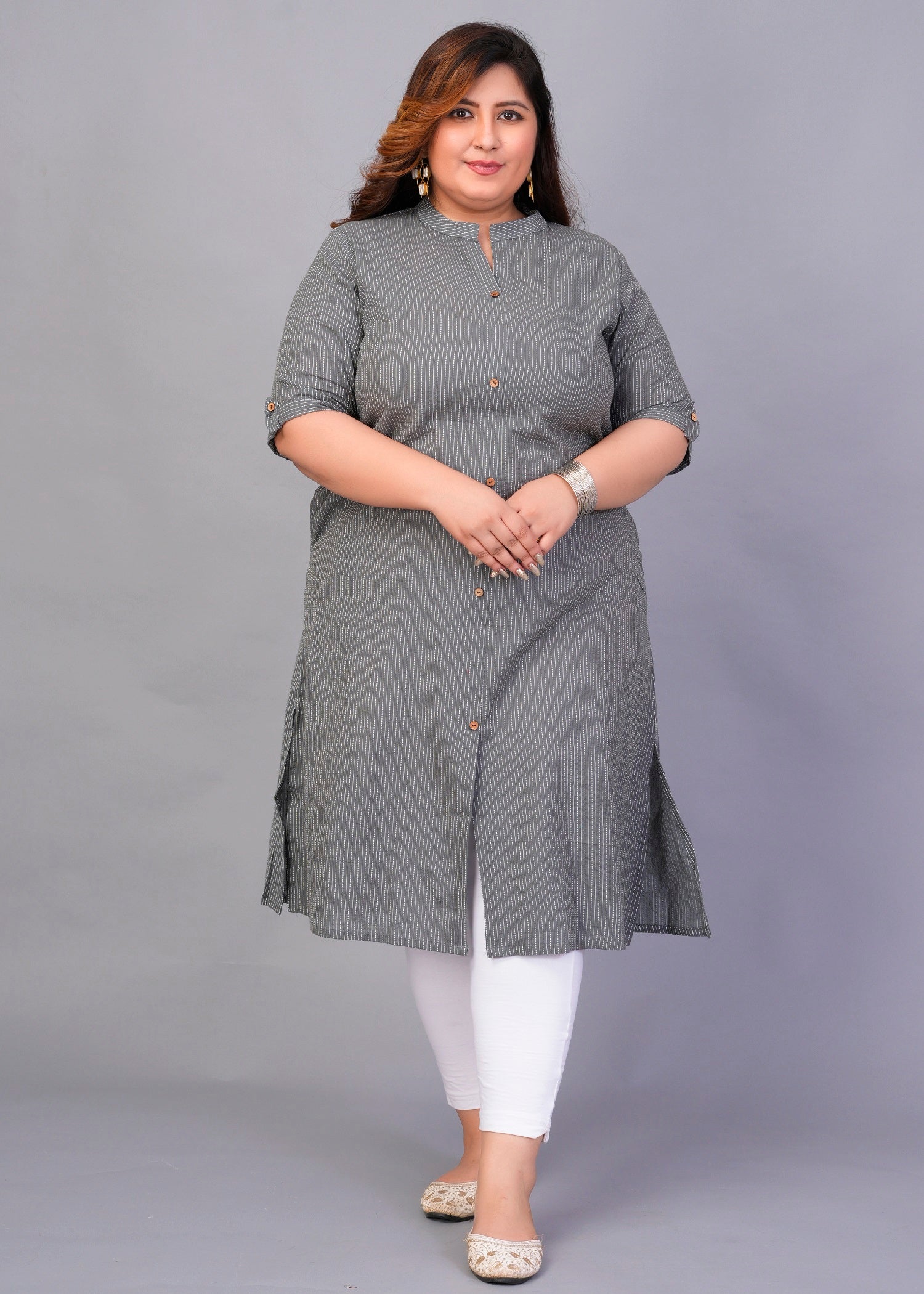 Silver Streak A-Line kurti