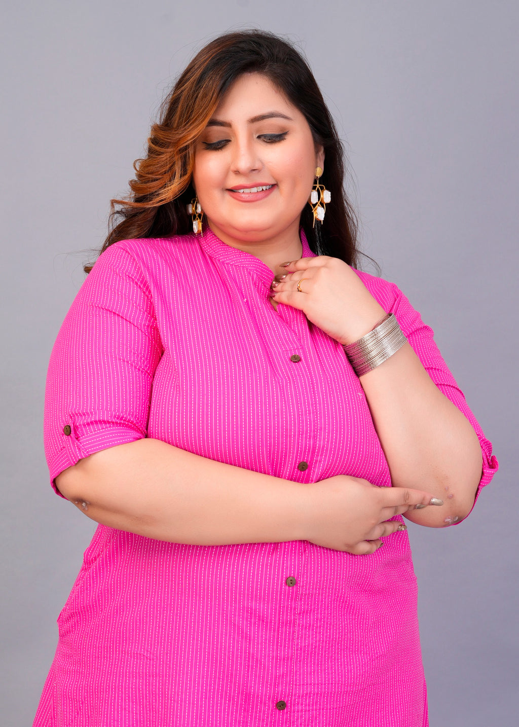 Berry Blast A-line kurti