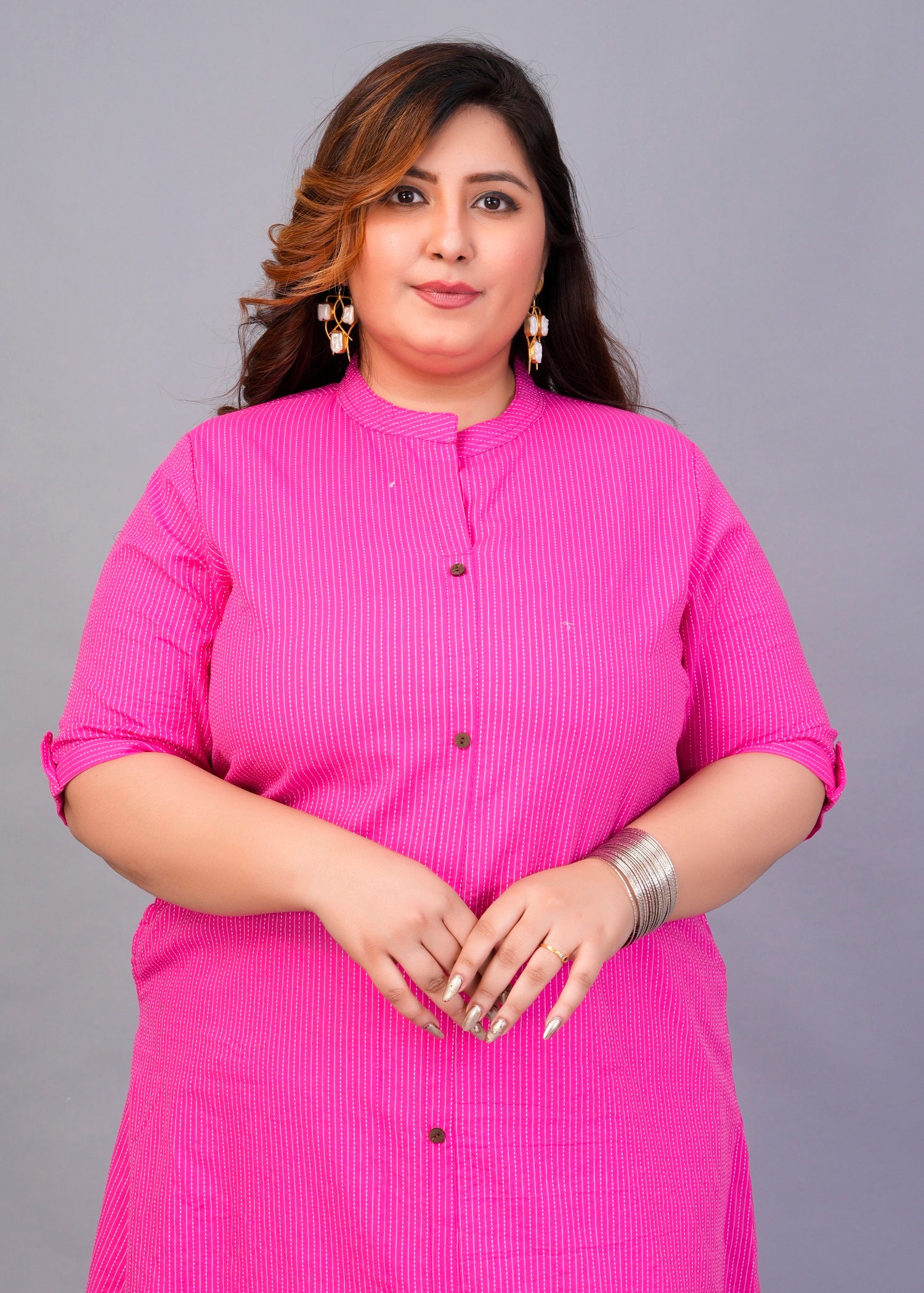 Berry Blast A-line kurti