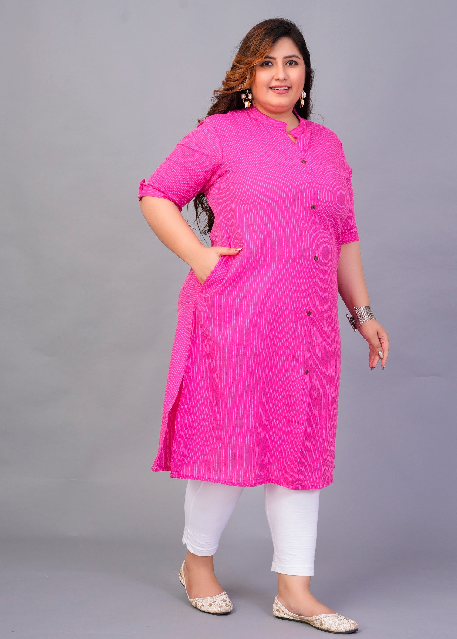 Berry Blast A-line kurti
