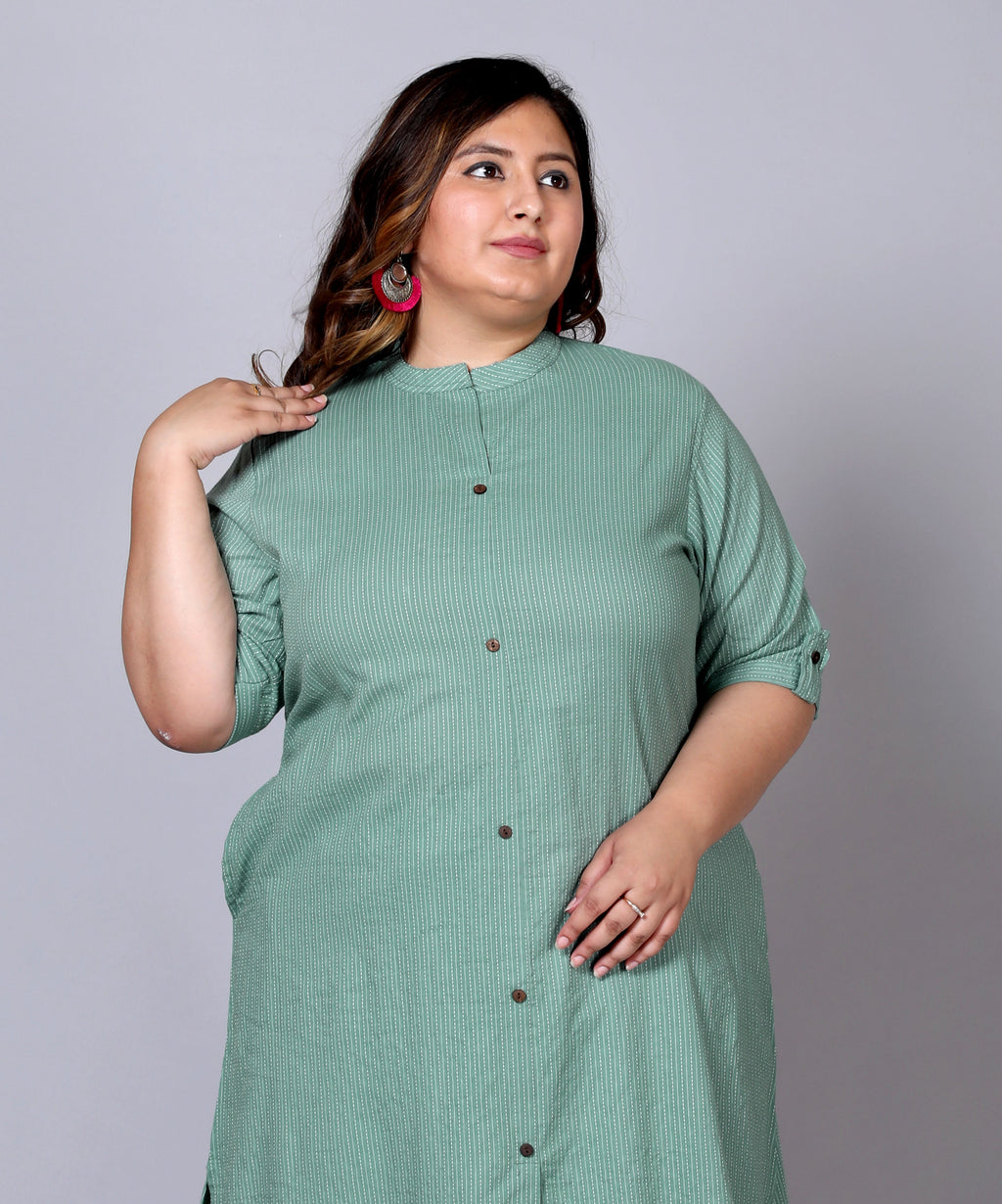 Mint Stripe Co-ord Set