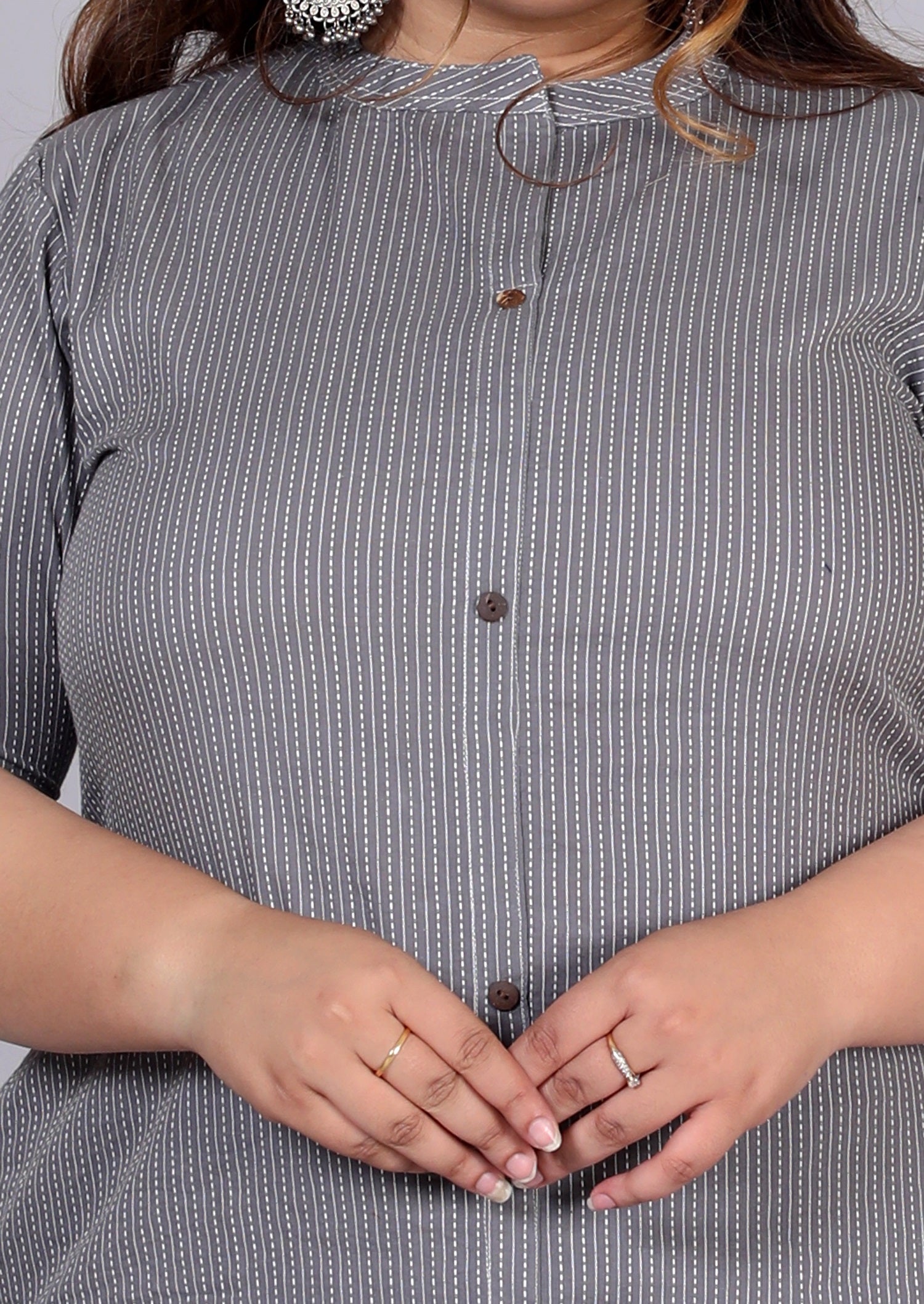 Charcoal Check Co-ord Set