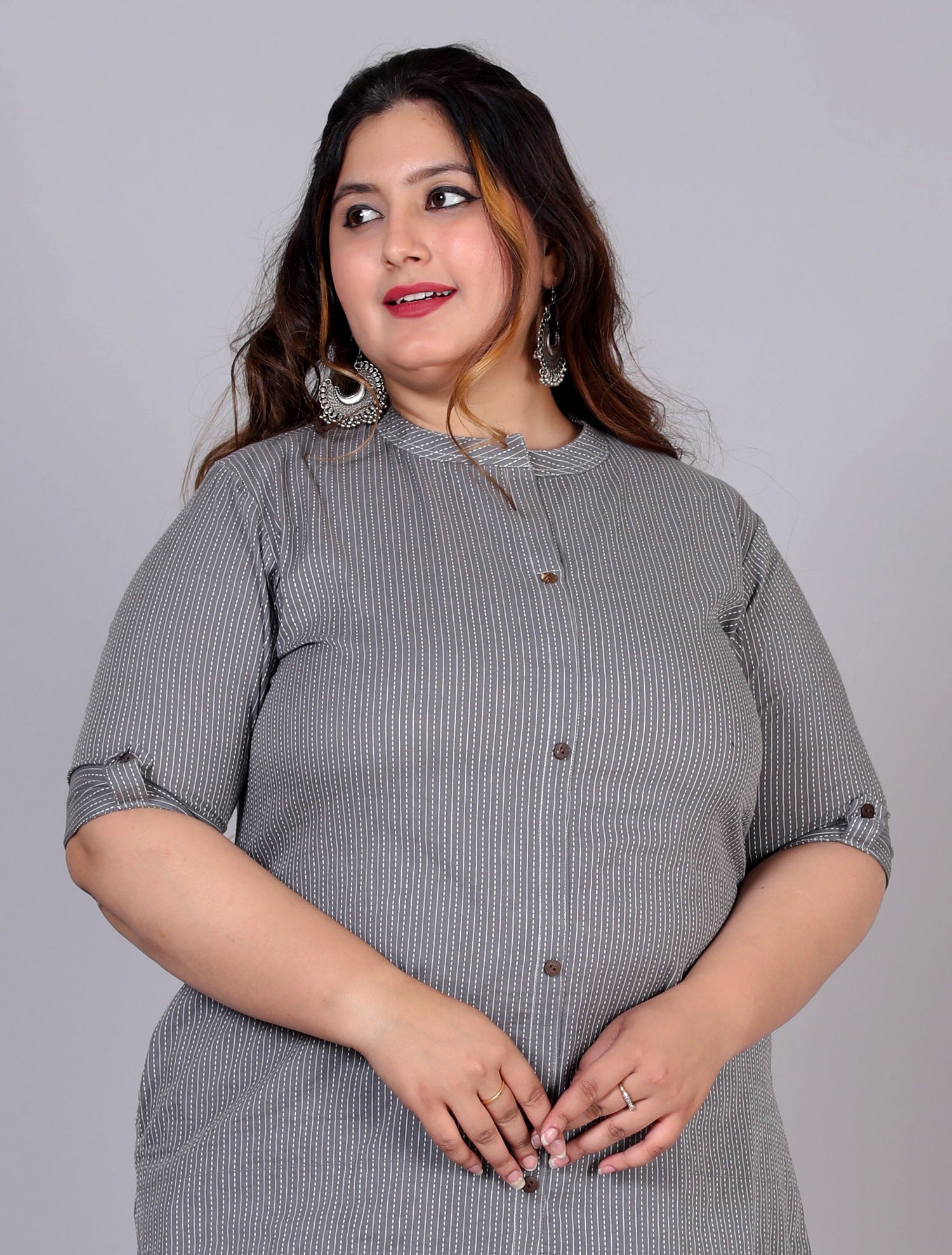 Charcoal Check Co-ord Set