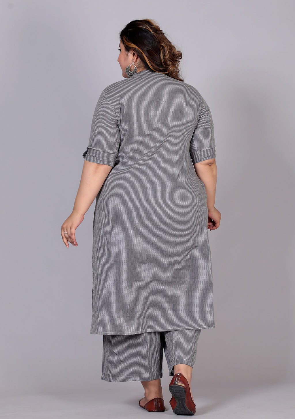 Charcoal Check Co-ord Set