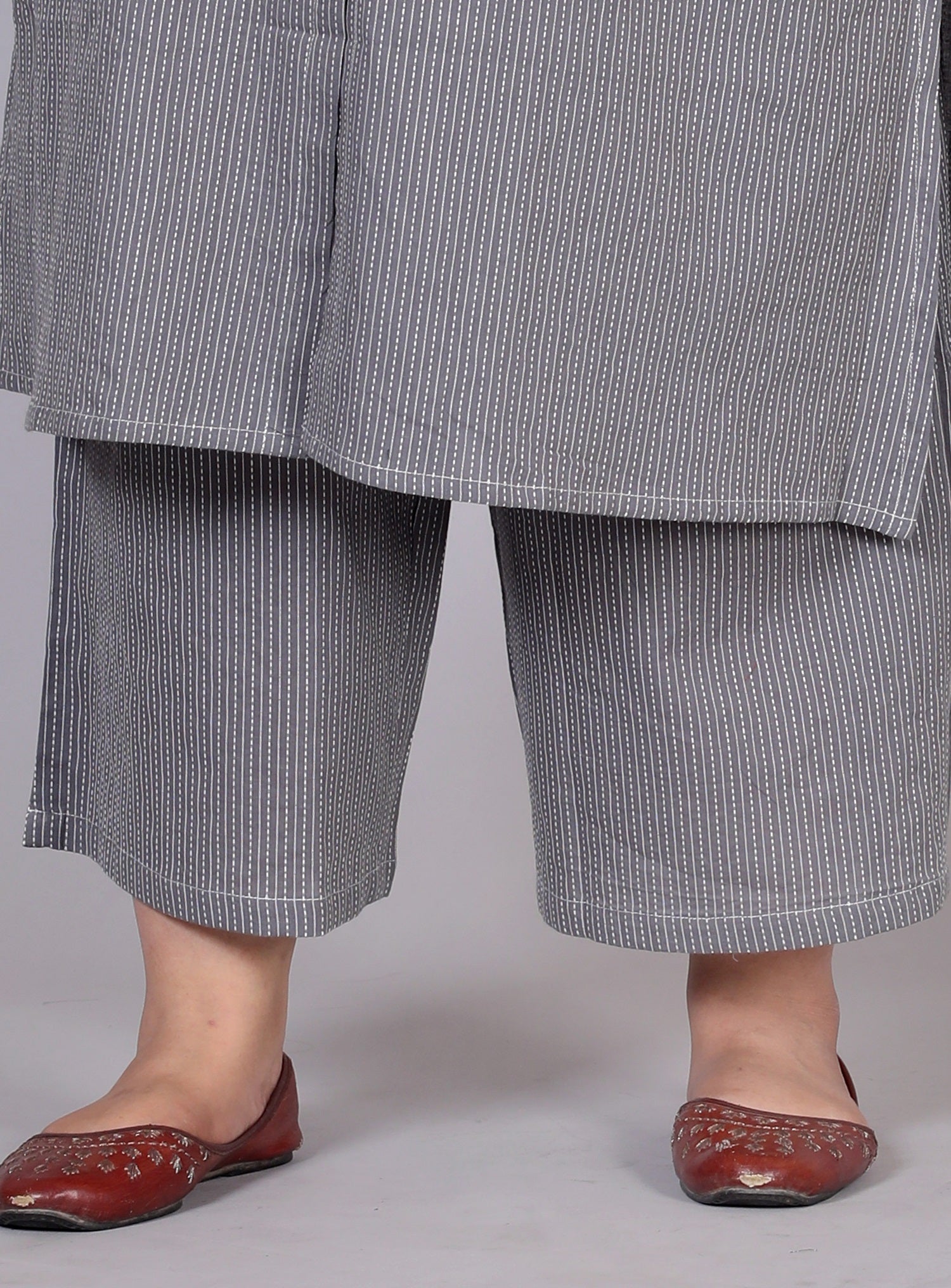 Charcoal Check Co-ord Set