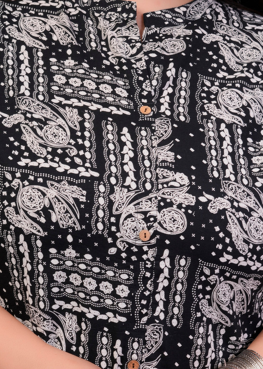 Ebony Mosaic A-line kurti