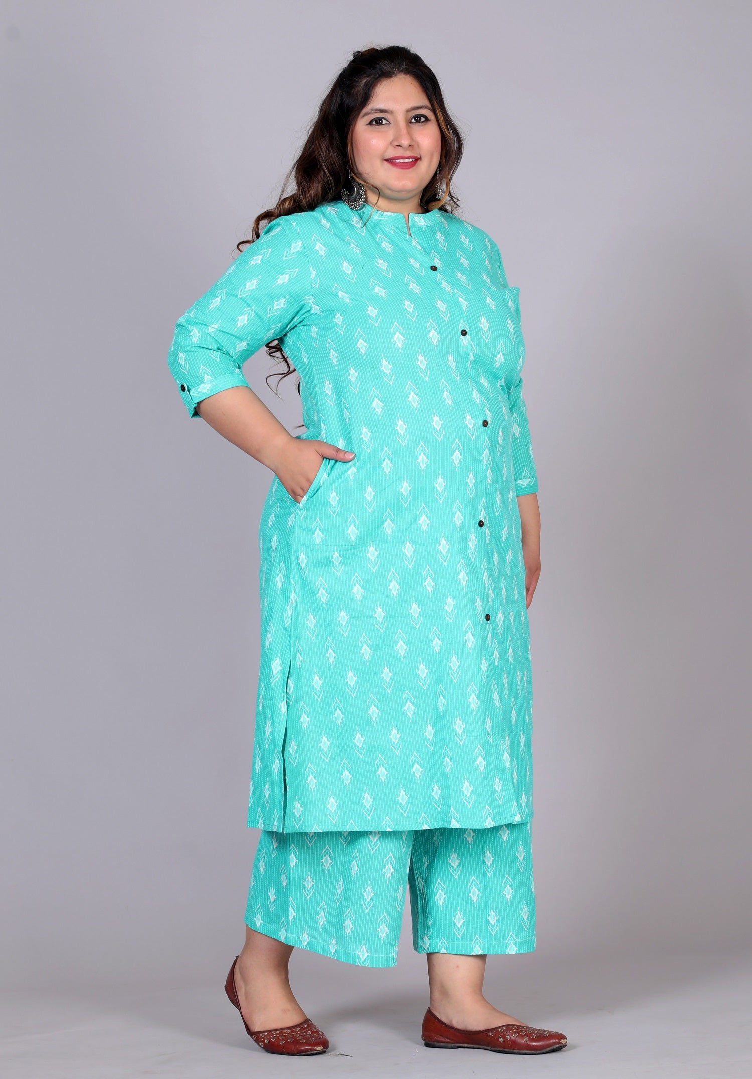 Seafoam Ikat Co-ord Set