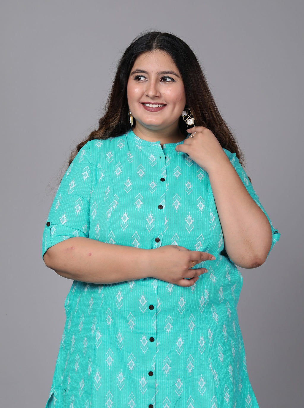 Coastal Kyanite A-line Kurti