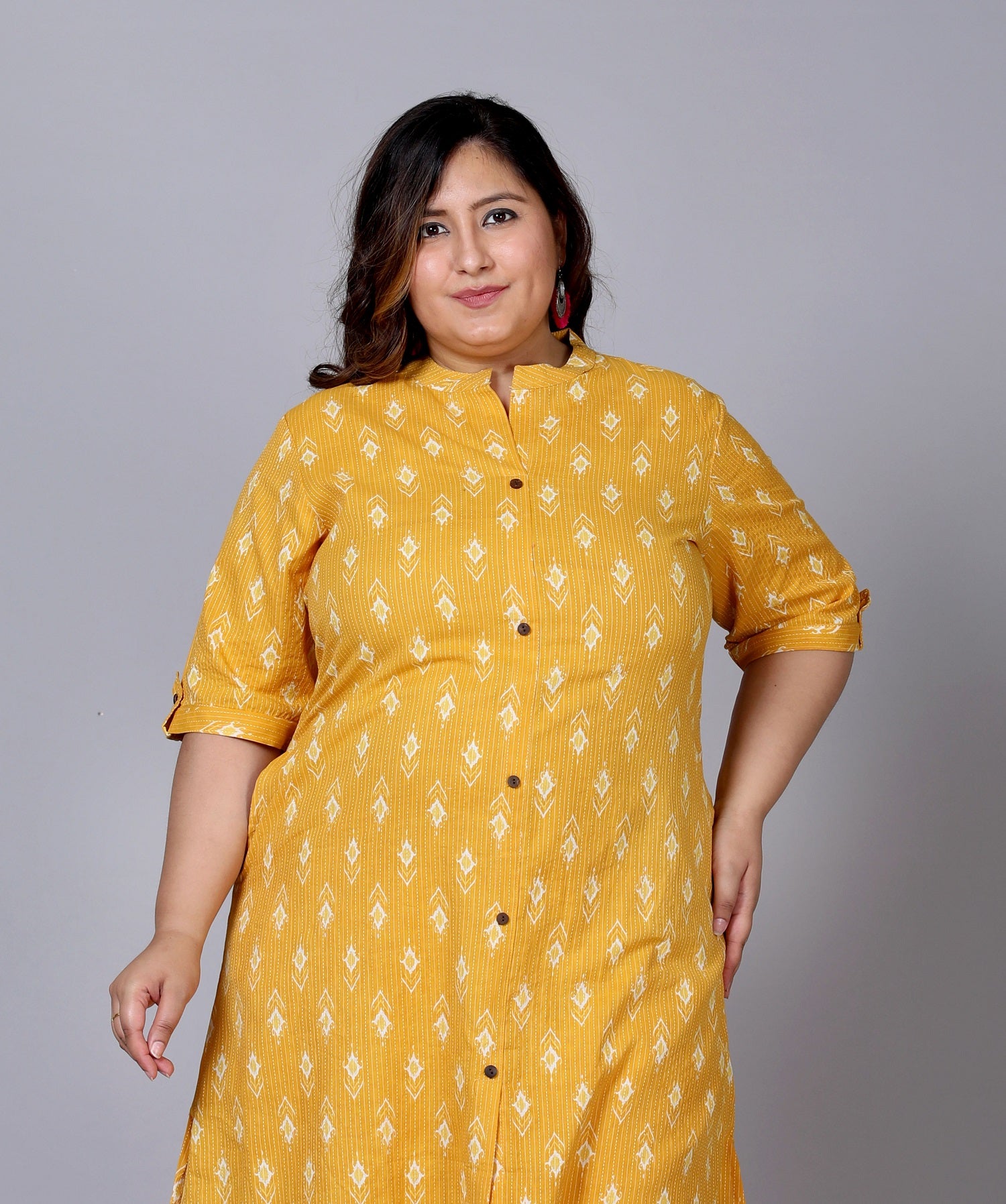 Mustard Diamond Co-ord Set