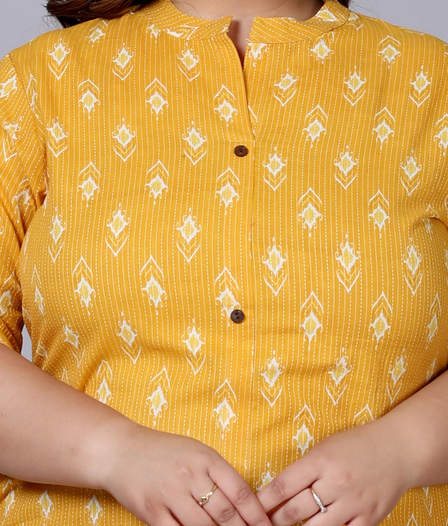 Mustard Diamond Co-ord Set