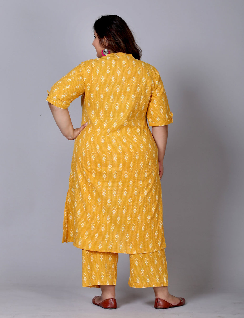 Mustard Diamond Co-ord Set