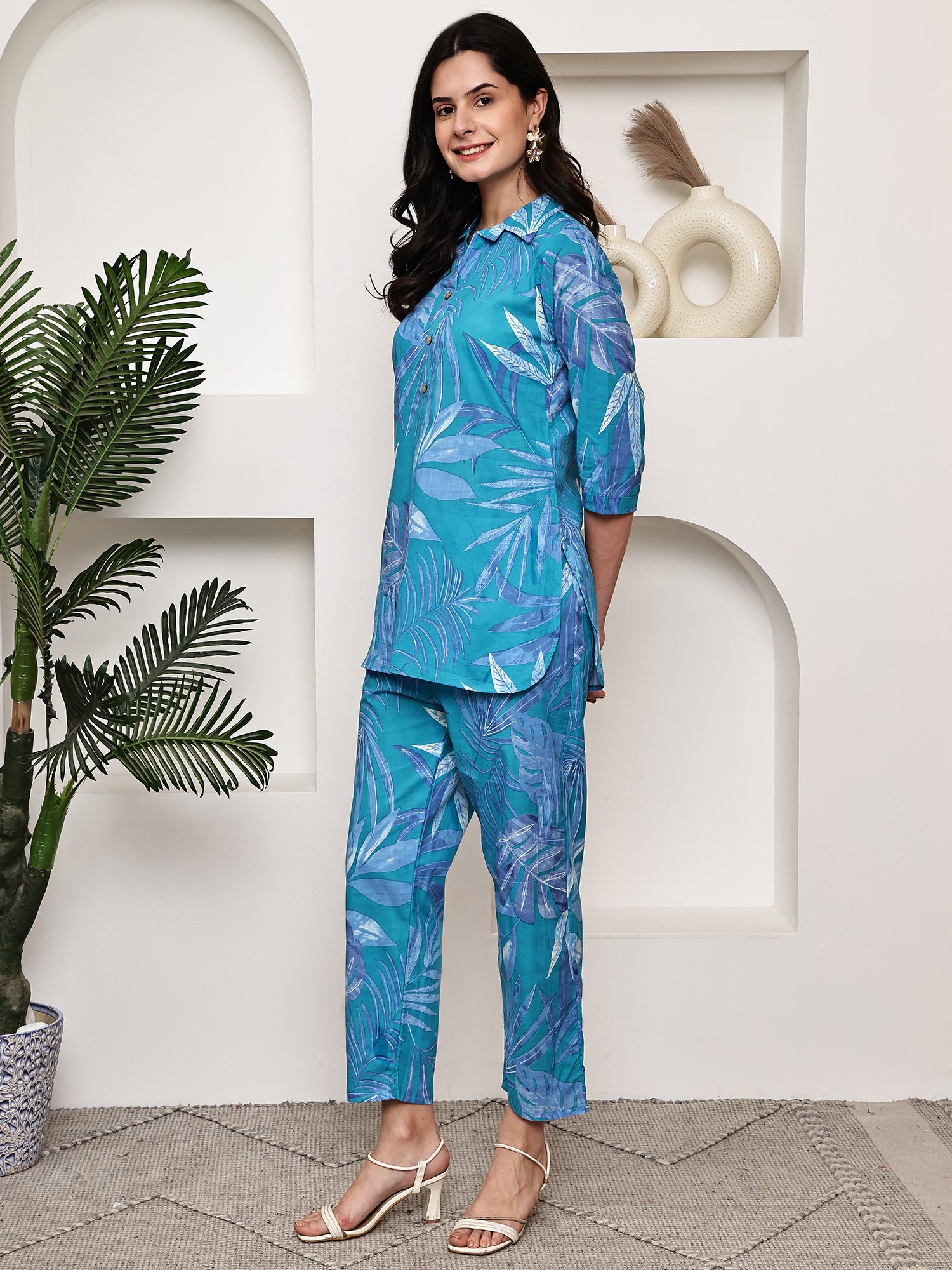 Palm Paradise Pajama Set