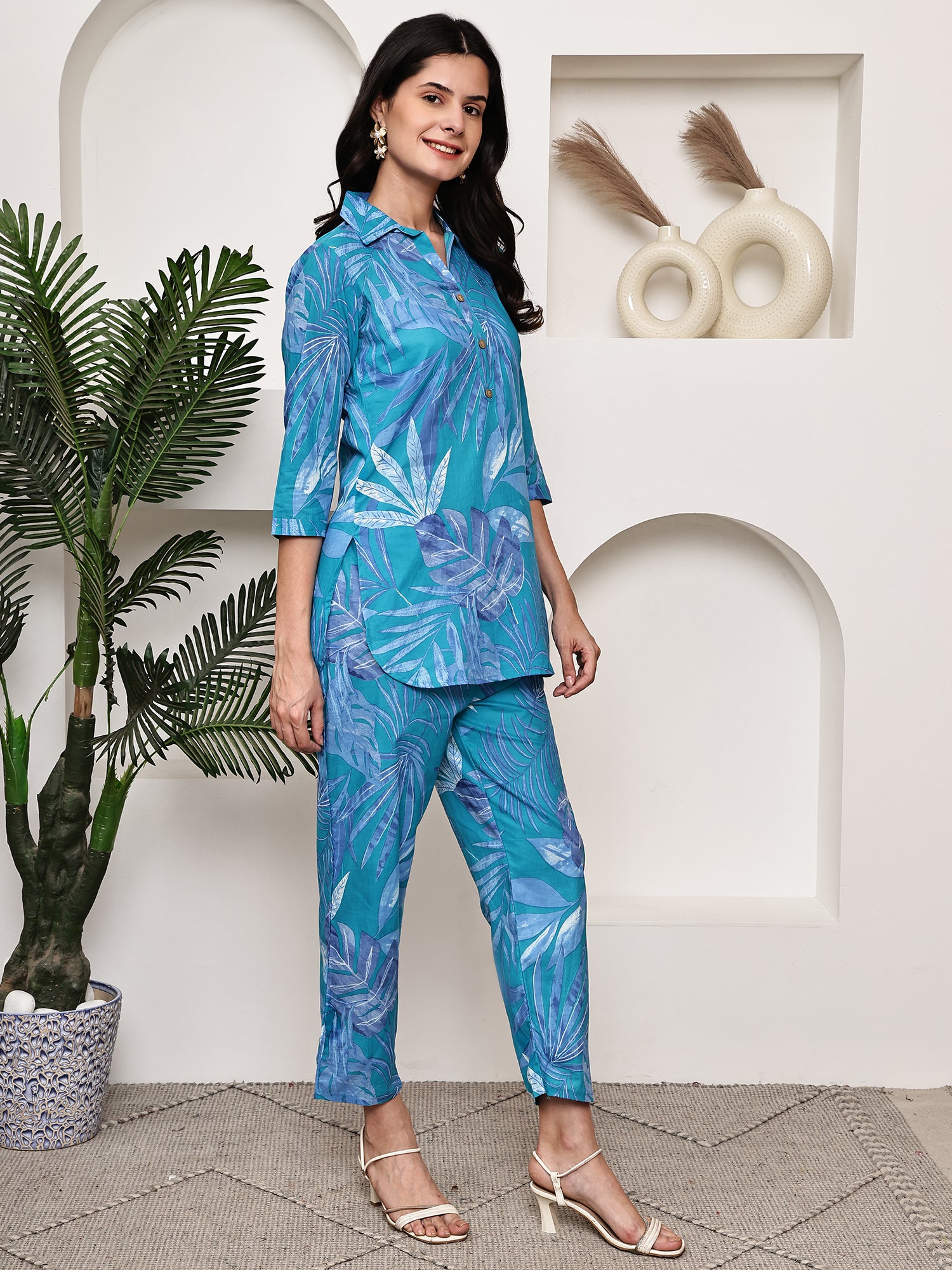 Palm Paradise Pajama Set