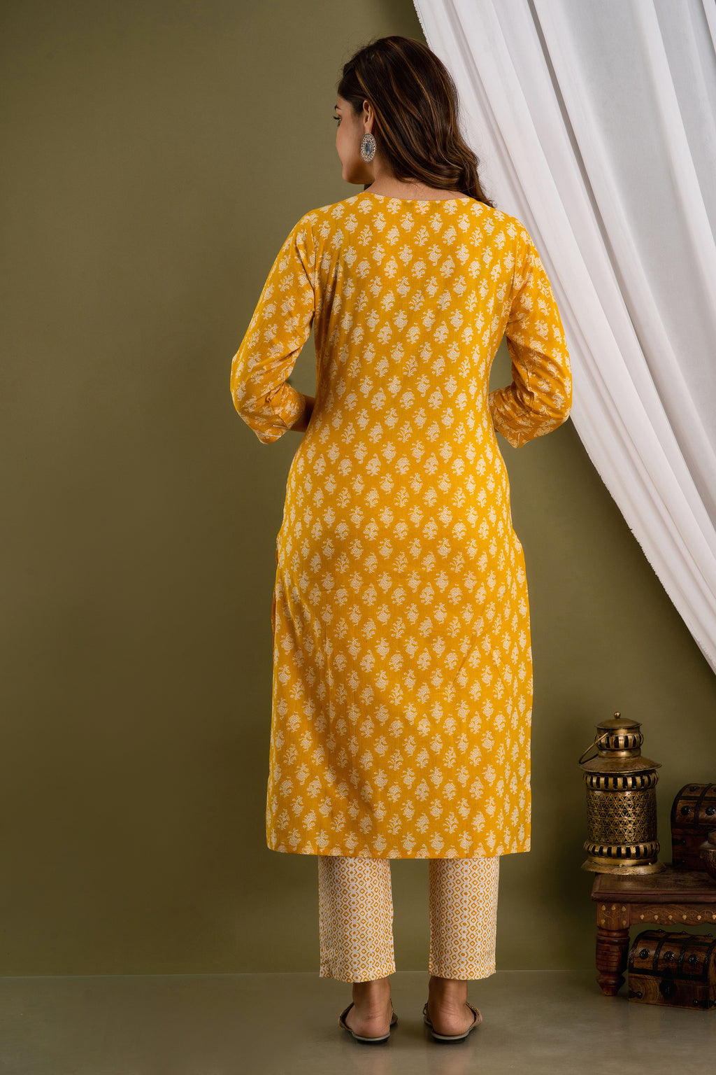 Haldi Hues Dupatta Set