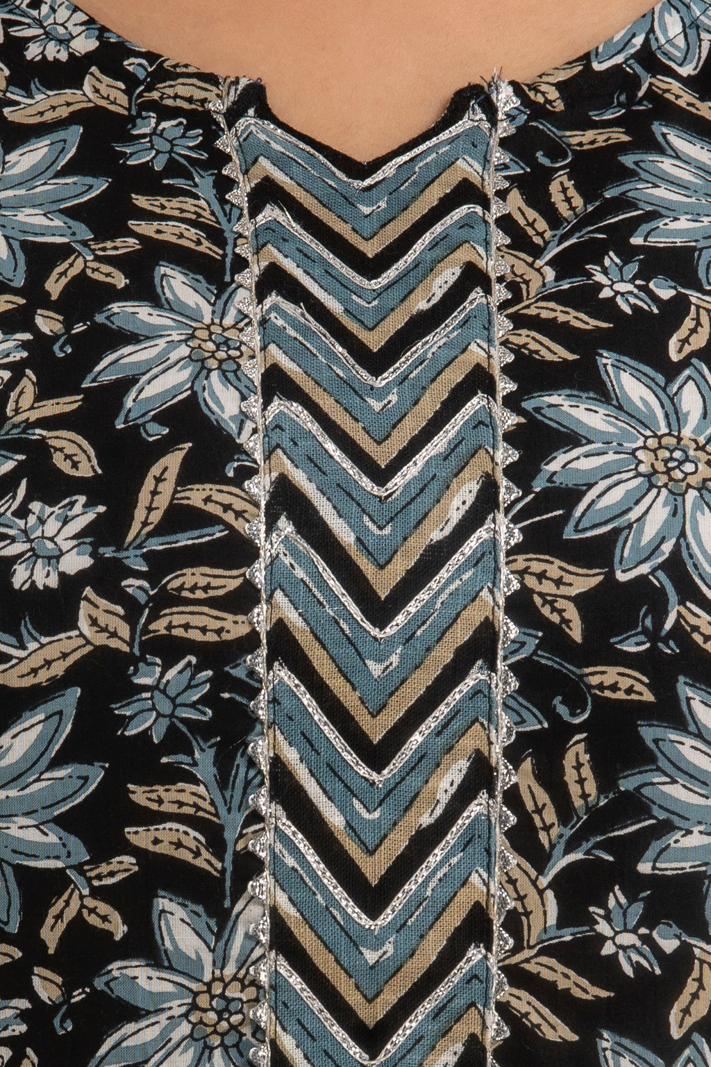 Black Ice Dupatta Set