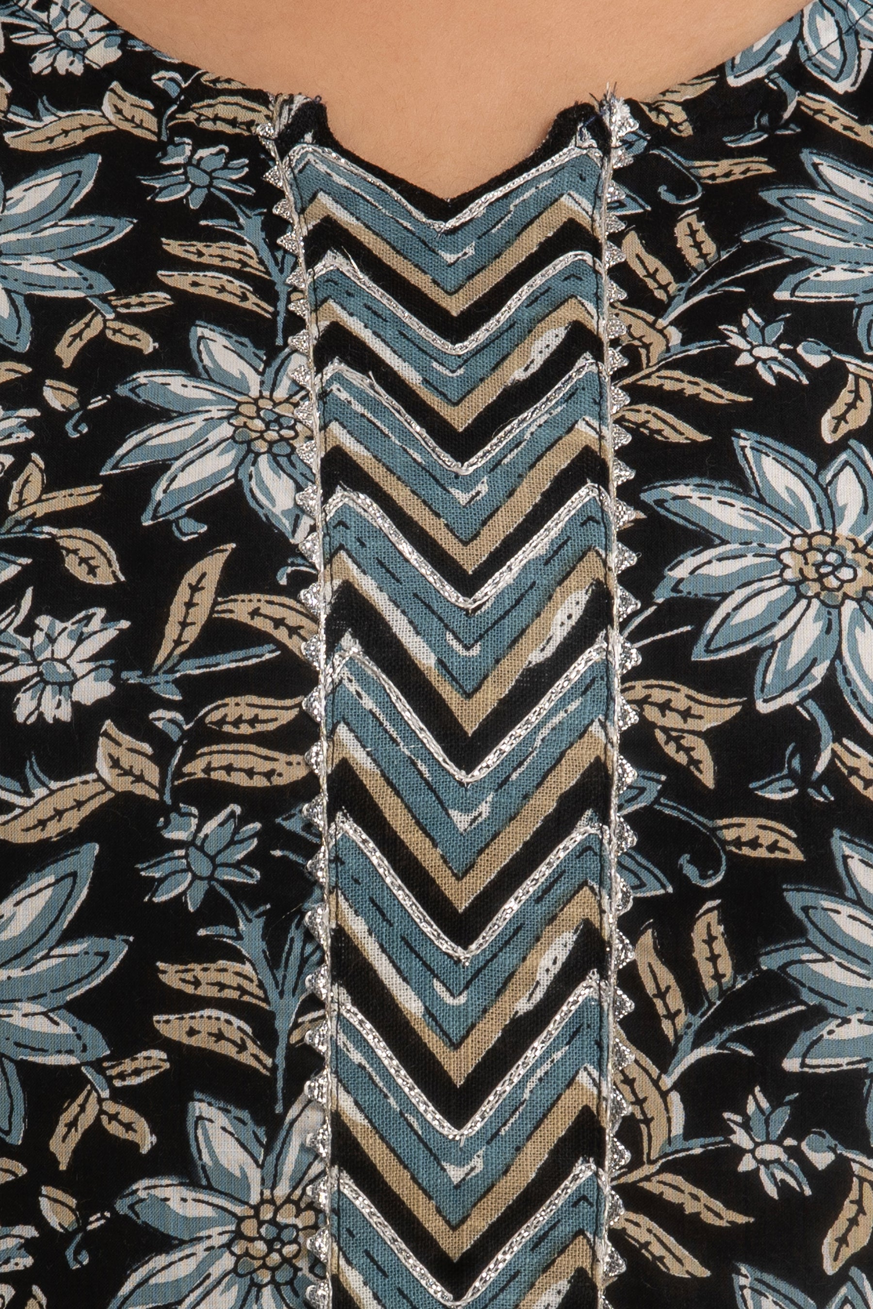 Black Ice Dupatta Set