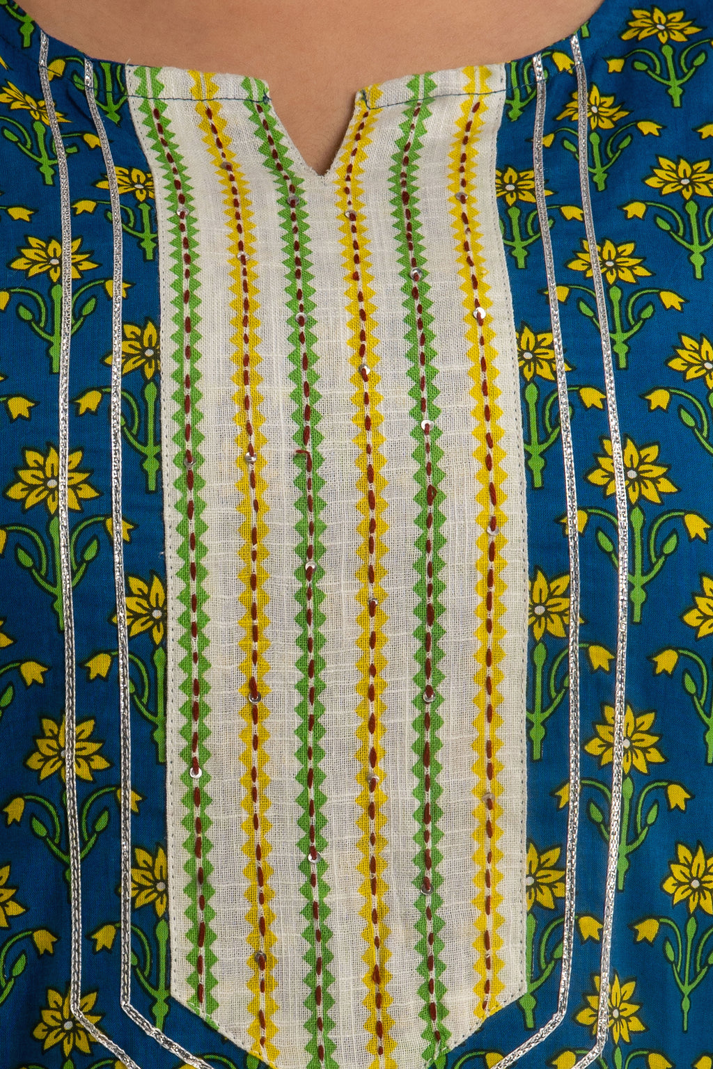 Peacock Meadow Dupatta Set