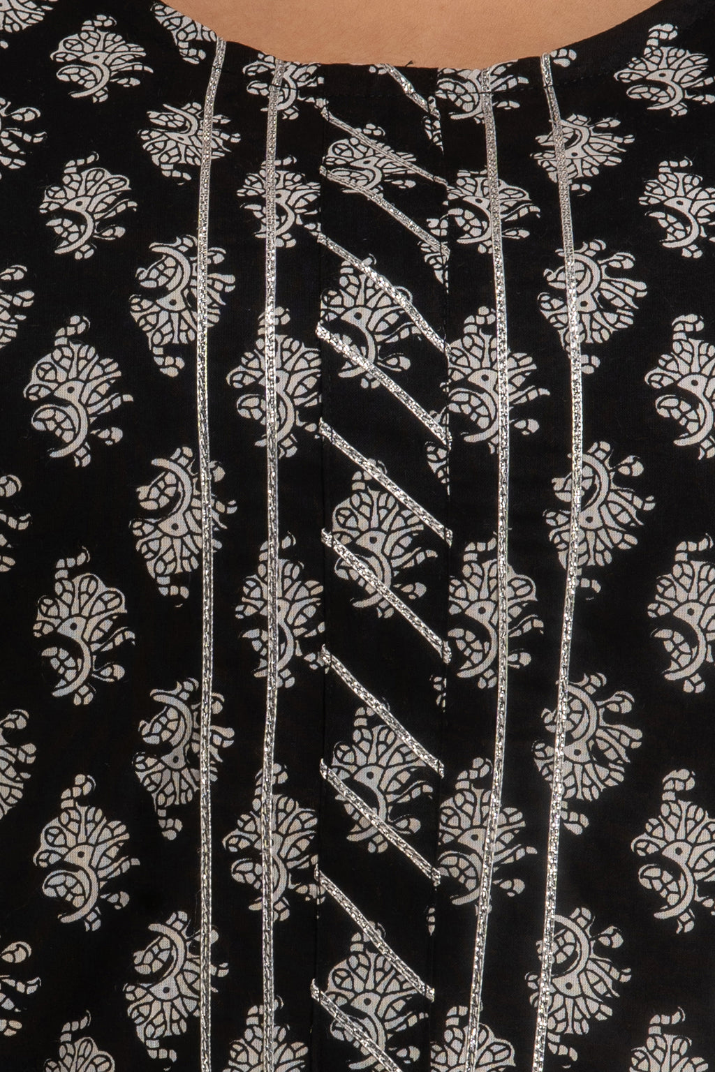 Moonlit Monochrome Dupatta Set