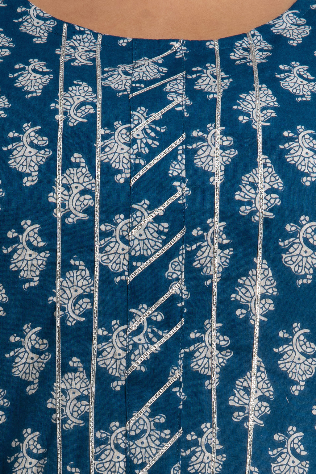 Majestic Indigo Dupatta Set