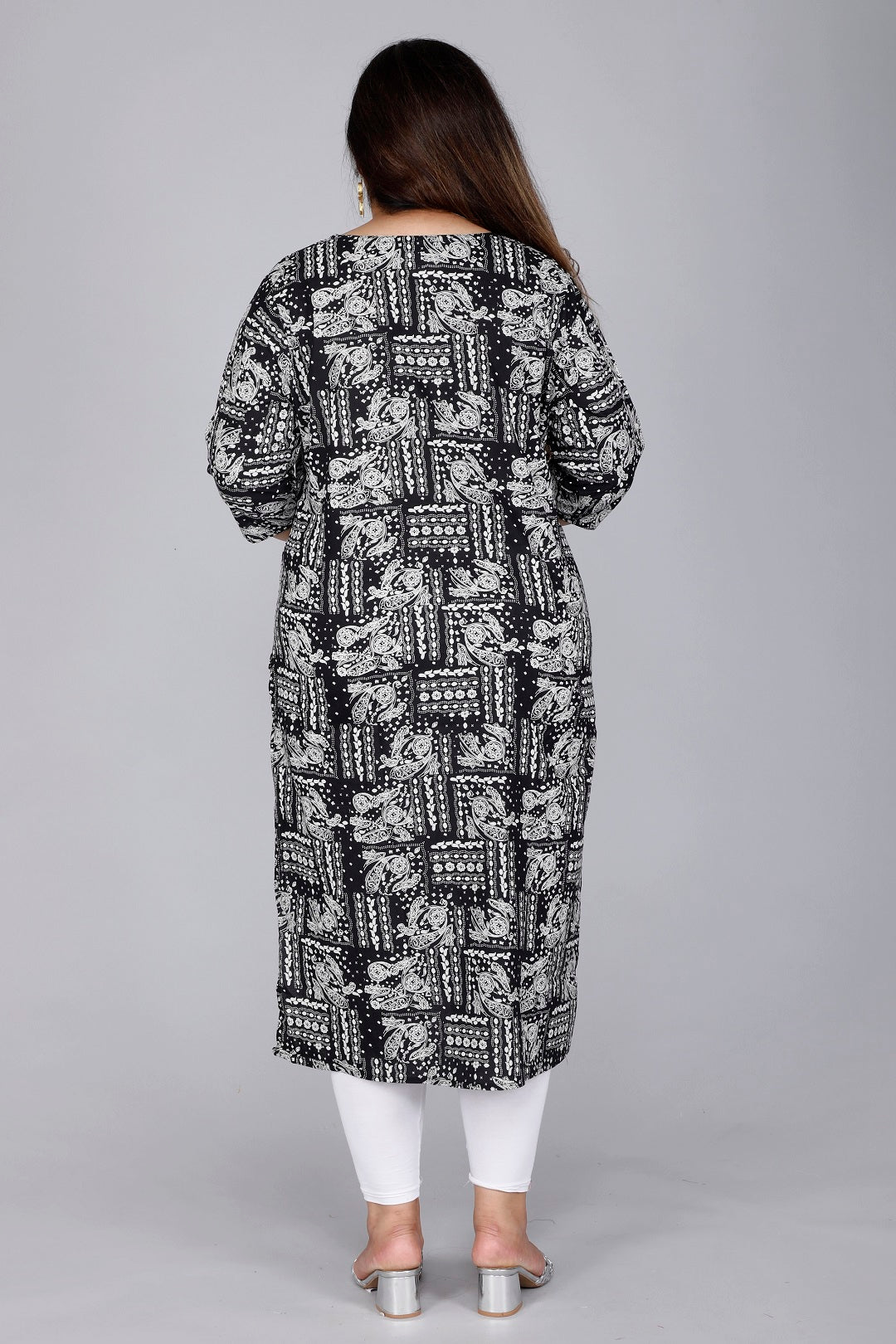 Kalamkari Style Straight Kurta