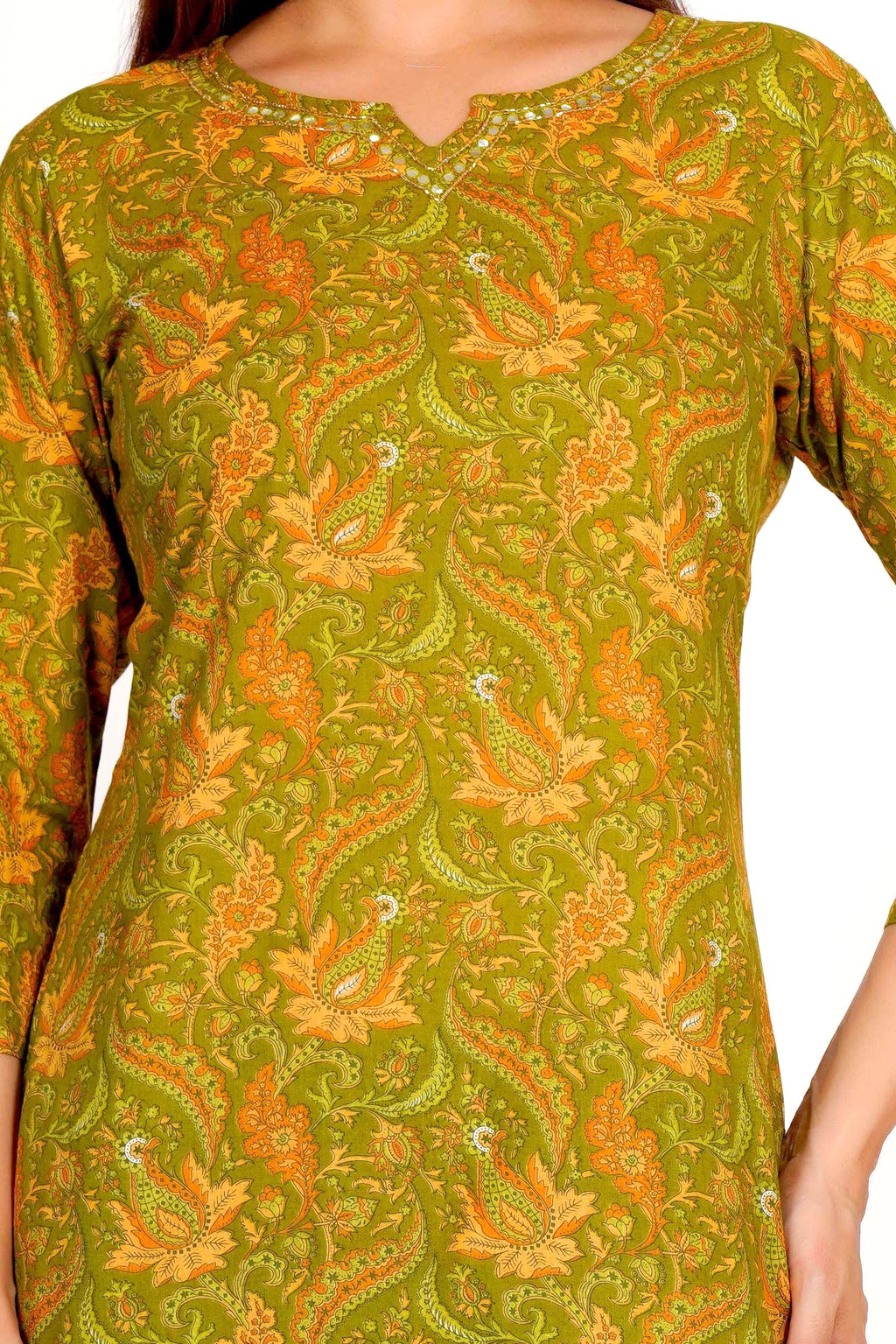 Olive Grove Dupatta Set