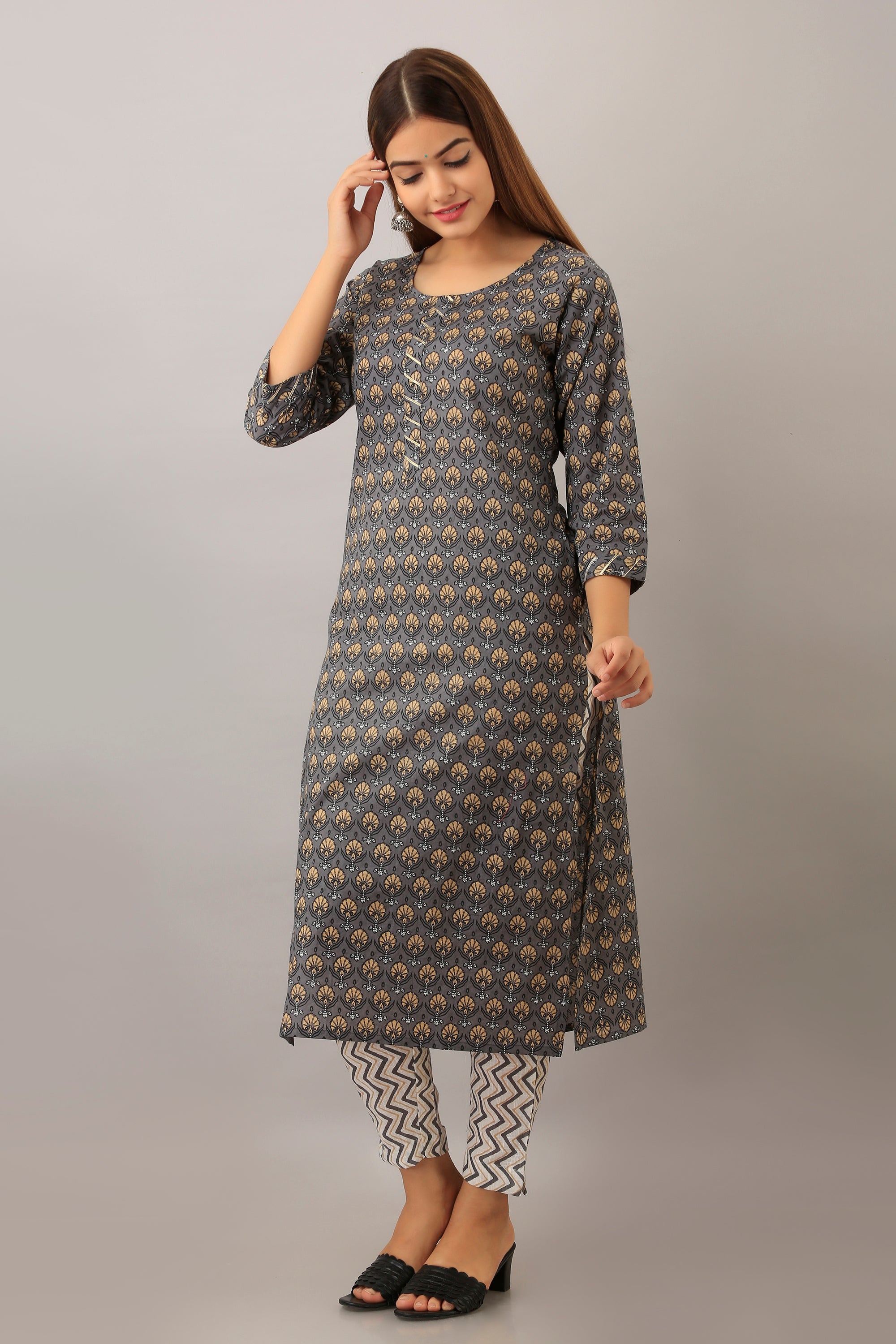 Amber Accents Dupatta Set