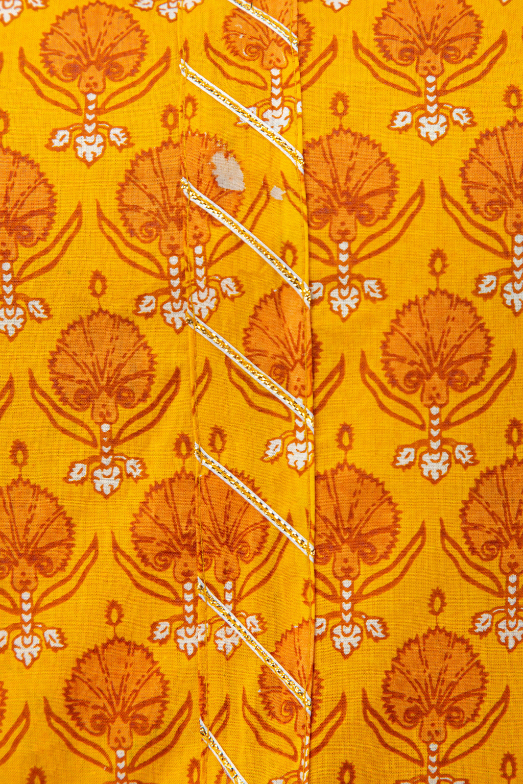 Mustard Yellow Dupatta Set