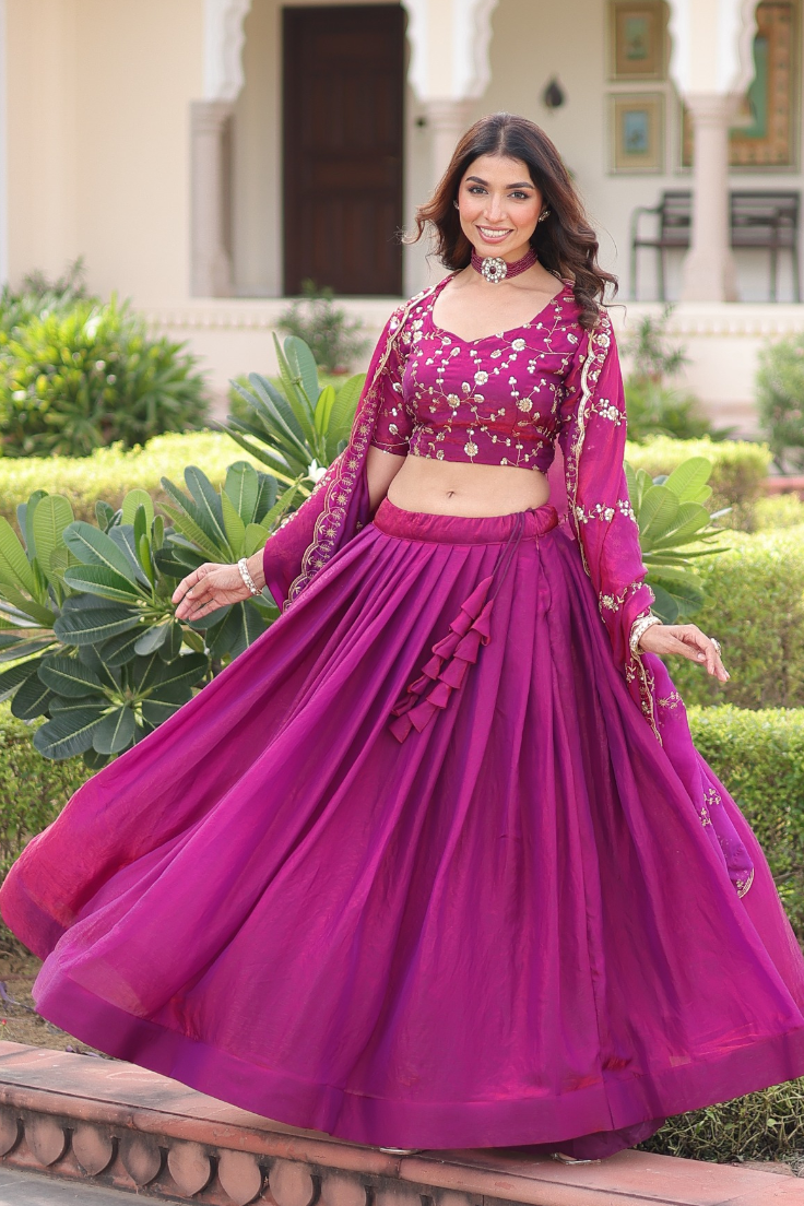 Royal Magenta Leela Lehenga Choli