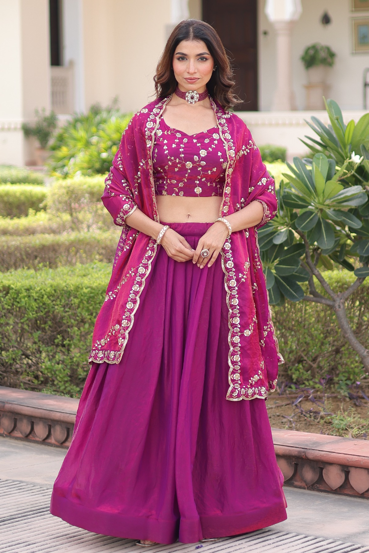 Royal Magenta Leela Lehenga Choli