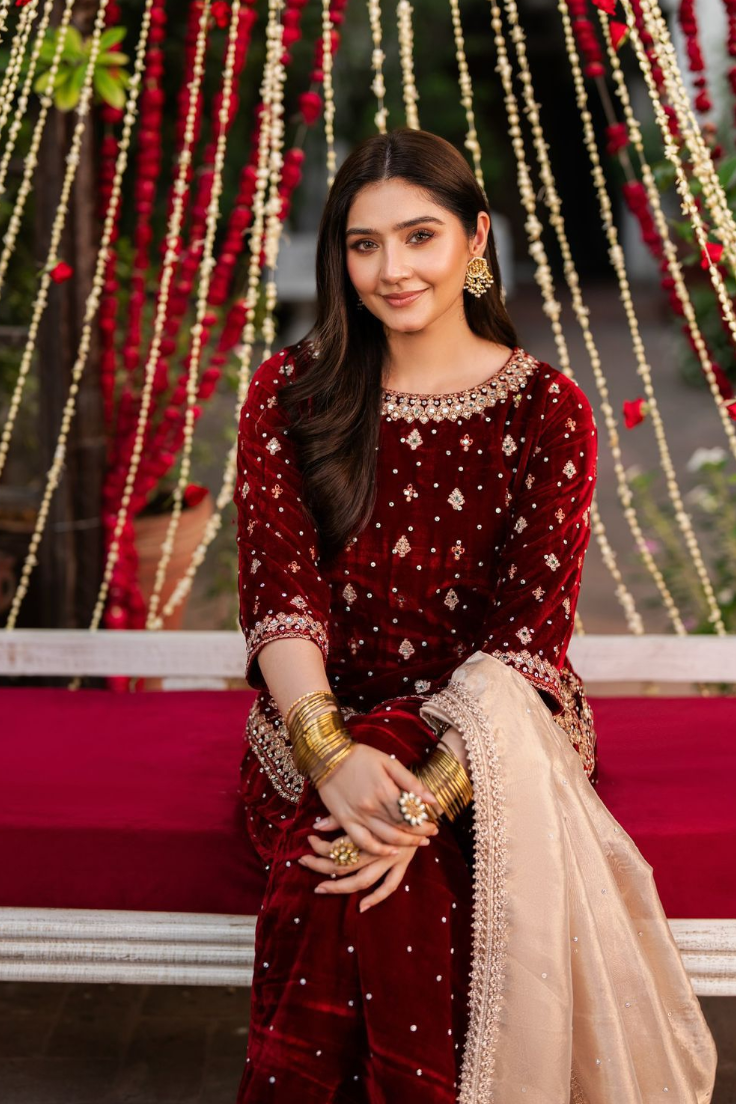 Velvet Heritage Plazzo Set