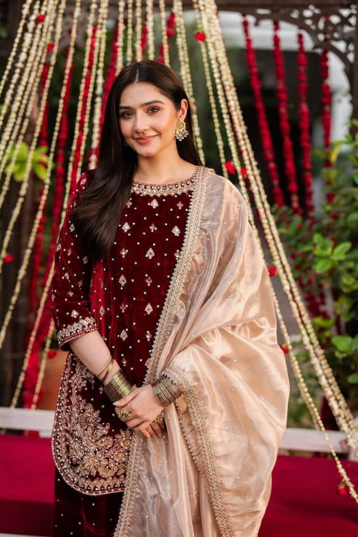 Velvet Heritage Plazzo Set