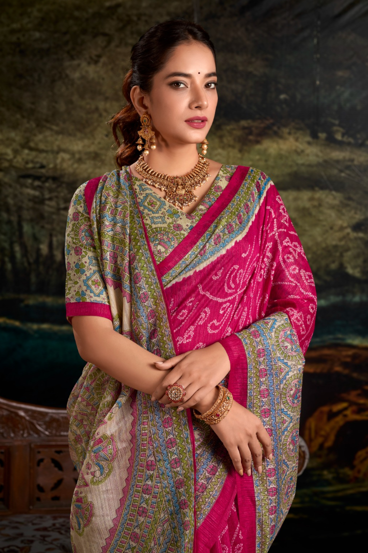 The Heritage Fusion Saree