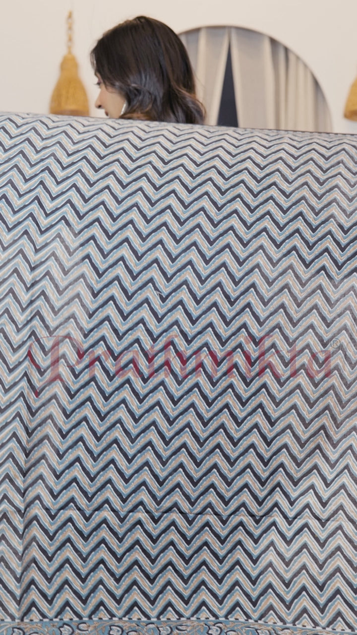 Black Ice Dupatta Set