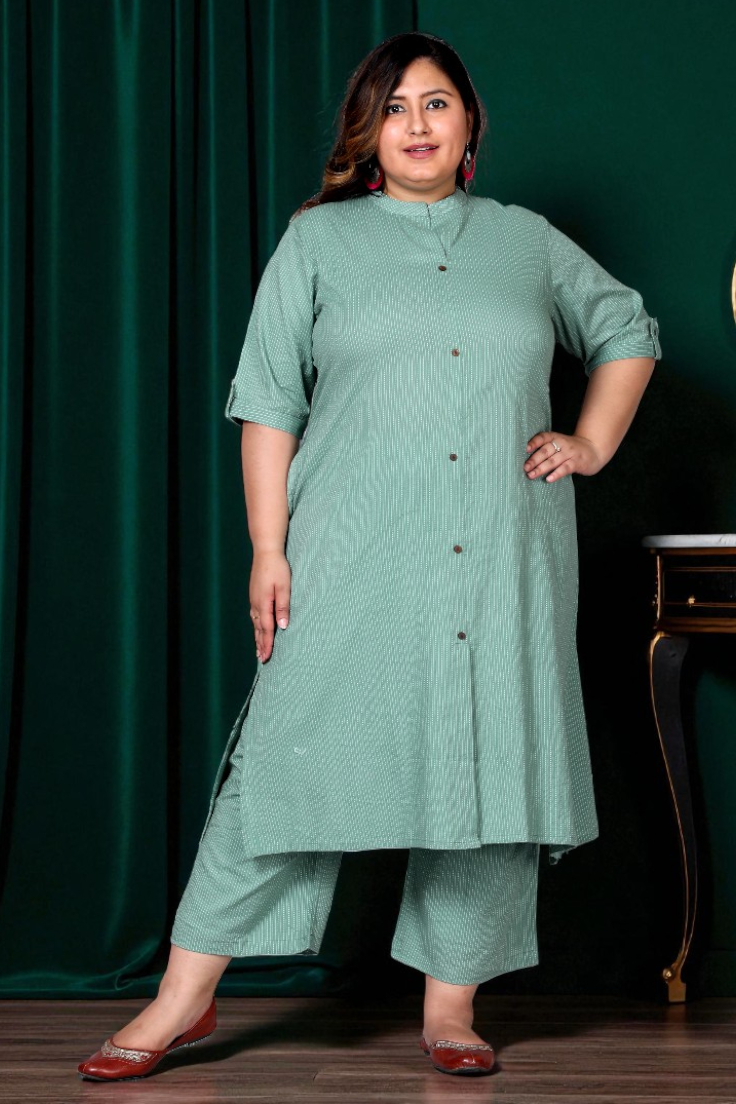 Mint Stripe Co-ord Set